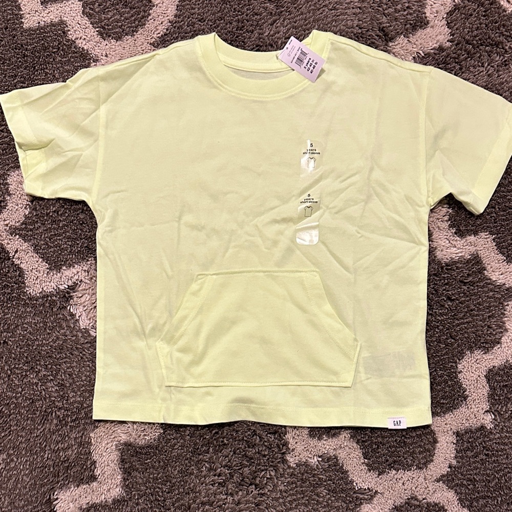 GAP Kids Pale Yellow Short Sleeve Tee